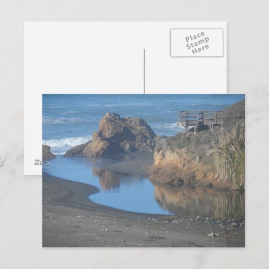 Mendocino Coast Beach Briefkaart (Voorkant / Achterkant)
