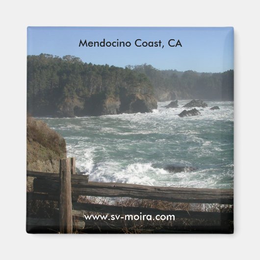 Mendocino Coast, Californië Magneet (Voorkant)