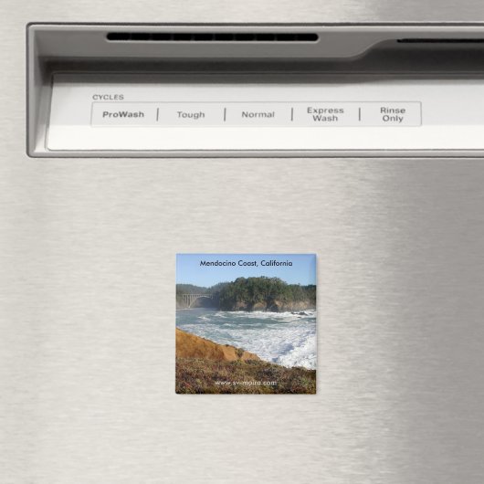 Mendocino Coast, Californië Magneet (Insitu (Vaatwasser))