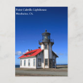 Mendocino Lighthouse Post Card Briefkaart (Voorkant)