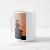 Mendocino Lighthouse Sunset Koffiemok (Voorkant links)