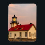 Mendocino Lighthouse Sunset Magneet<br><div class="desc">hallo! Ik hoop dat je deze foto leuk vindt. Voel je vrij om je eigen tekst toe te voegen en mijn winkels op meer te controleren!</div>