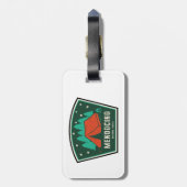 Mendocino National Forest Camping Bagagelabel (Achterkant verticaal)