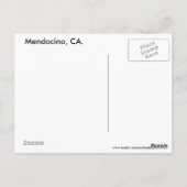 Mendocino Post Card Briefkaart (Achterkant)