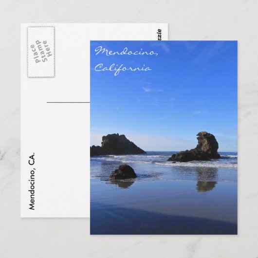 Mendocino Post Card Briefkaart (Voorkant / Achterkant)