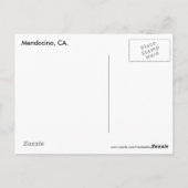 Mendocino Post Card Briefkaart (Achterkant)