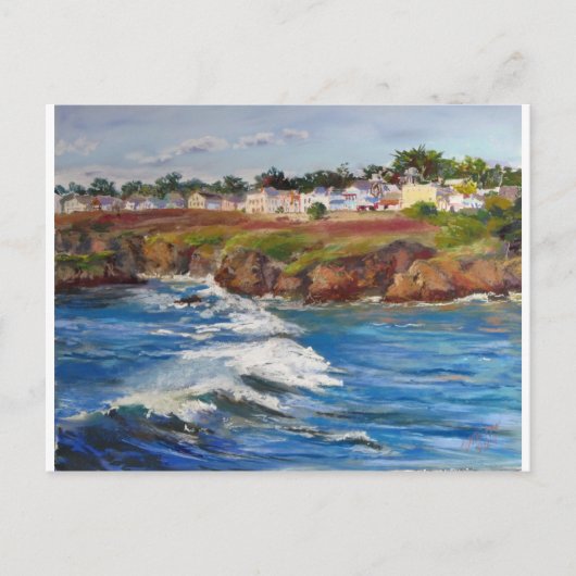 Mendocino Village Briefkaart (Voorkant)