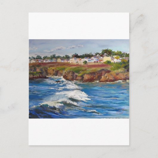 Mendocino Village Briefkaart (Voorkant)