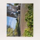 mendota brug door fort die parkeren legpuzzel (Verticaal)