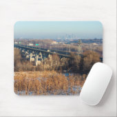 mendota-brug over de minnesota River valley Muismat (Met muis)