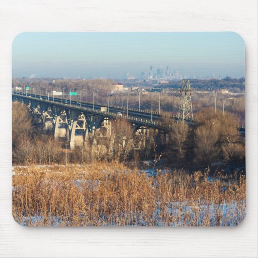 mendota-brug over de minnesota River valley Muismat (Voorkant)