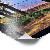 Mendota-meer van Picnic Point Foto Afdruk (Hoek)