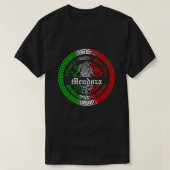Mendoza Achternaam mexico shirt (Design voorkant)