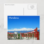 mendoza andes gate briefkaart (Voorkant / Achterkant)