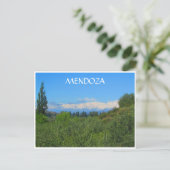 mendoza andes green briefkaart (Staand voorkant)