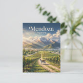Mendoza Argentinië Briefkaart (Staand voorkant)
