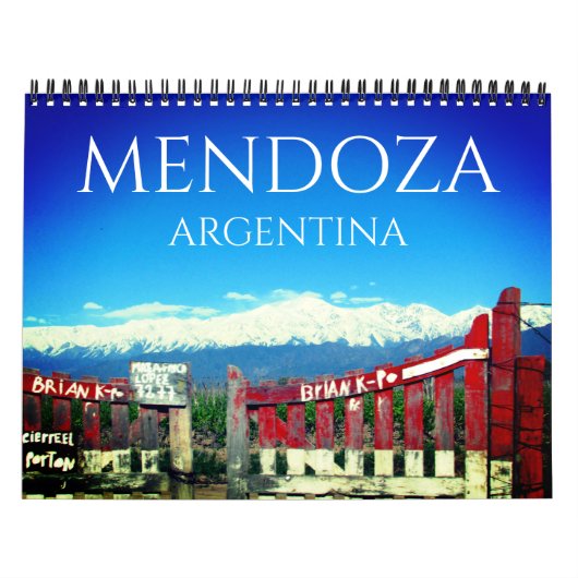 Mendoza Argentinië Kalender (Hoes)