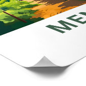 Mendoza Argentinië Reisprint Poster (Hoek)