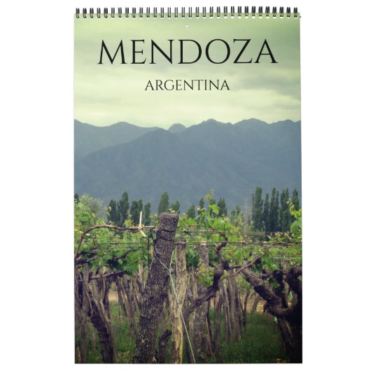 Mendoza Argentinië reizen Kalender (Hoes)