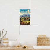 Mendoza Argentinië Reizen Kunst Vintage Poster (Keuken)