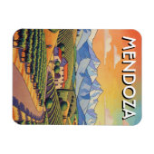 Mendoza Argentinië Reizen Magneet (Horizontaal)