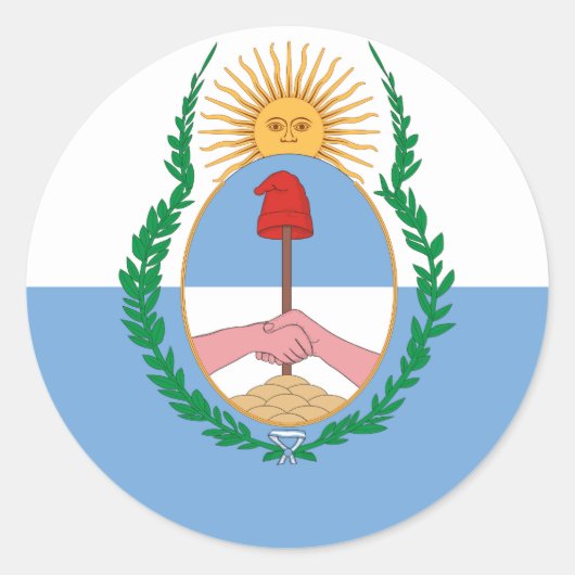 Mendoza, Argentinië Ronde Sticker (Voorkant)