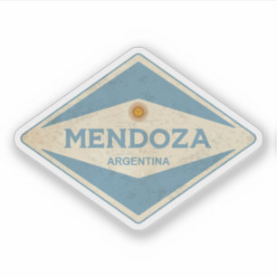 Mendoza Argentinië Vintage Sticker
