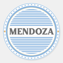Mendoza City Pride Embleem – Argentijnse identitei Ronde Sticker