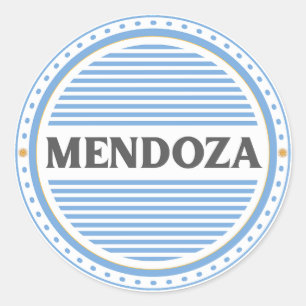 Mendoza City Pride Embleem – Argentijnse identitei Ronde Sticker