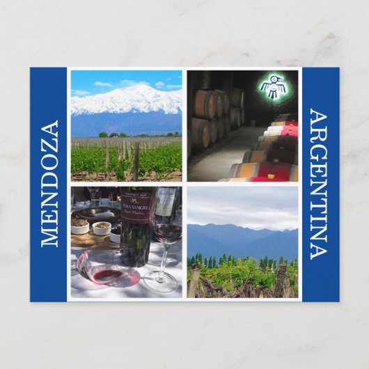 mendoza scènes briefkaart (Voorkant)