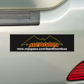 Mendoza* Slagboom Bumpersticker (Op auto)