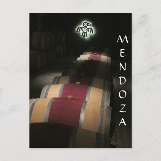 Mendoza vaten Argentinië Briefkaart (Voorkant)