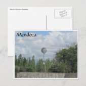 mendoza windmolen briefkaart (Voorkant / Achterkant)