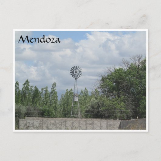 mendoza windmolen briefkaart (Voorkant)