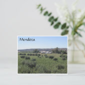 mendoza winery green briefkaart (Staand voorkant)
