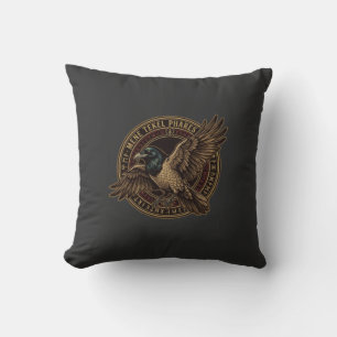 Mene Tekel Phares Vintage Raven Cirkel Kussen
