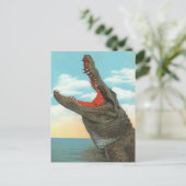 Meneer Alligator Briefkaart (Staand voorkant)
