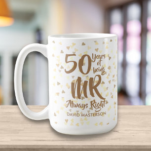 Meneer Altijd Goed Fun 50e Gouden Jubileum Koffiemok