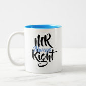 Meneer Altijd Goed Fun Tweekleurige Koffiemok (Links)