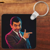 Meneer Bean Sleutelhanger (Achterkant)
