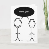 Meneer Benzene, dank u wel! Card Bedankkaart (Voorkant)