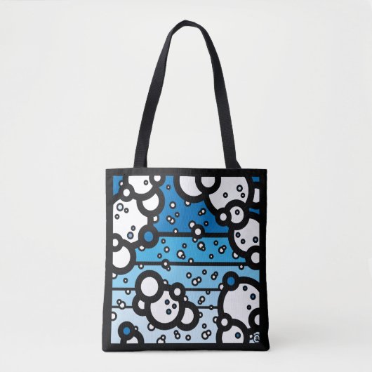 Meneer Blauwe Lucht Tote Bag (Voorkant)