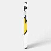 Meneer blij | Reusachtig glimlachend gezicht iPhone Hoesje (Linkerkant)