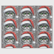 Meneer Boze Snoet (Grijs) Kerstkat