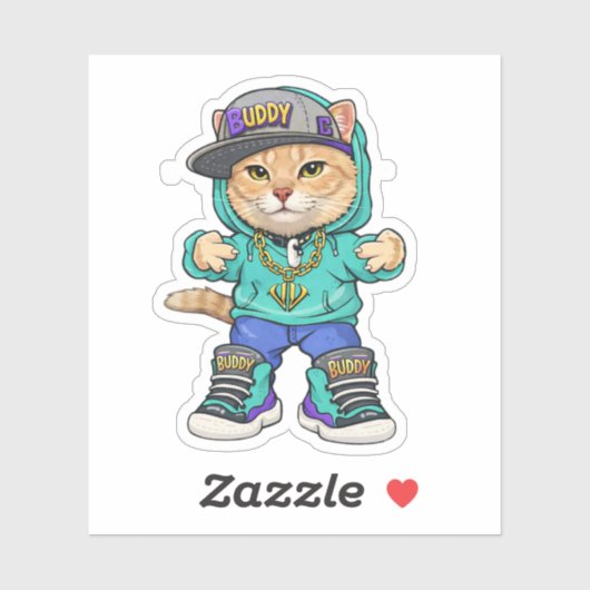 Meneer Buddy Sticker (Vel)
