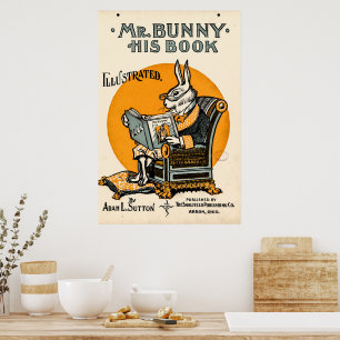 Meneer Bunny, zijn boek - Adam L. Sutton Poster
