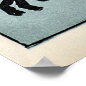 Meneer Bunny, zijn boek - Adam L. Sutton Poster (Hoek)