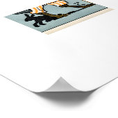 Meneer Bunny, zijn boek - Adam L. Sutton Poster (Hoek)