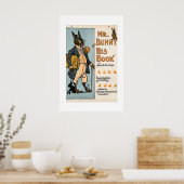 Meneer Bunny, zijn boek - Adam L. Sutton Poster (Keuken)
