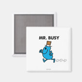 Meneer Busy rent snel Magneet (Voorkant / Achterkant)